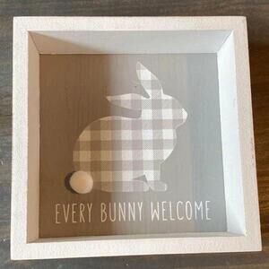 Easter Bunny sign decor